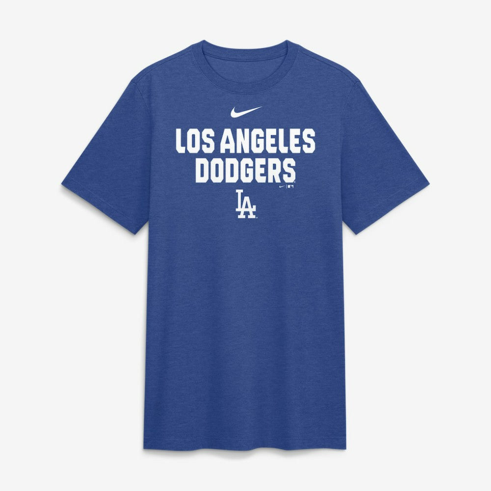 Los Angeles Dodgers Nike Stacked Tri-Blend T-Shirt Near Me