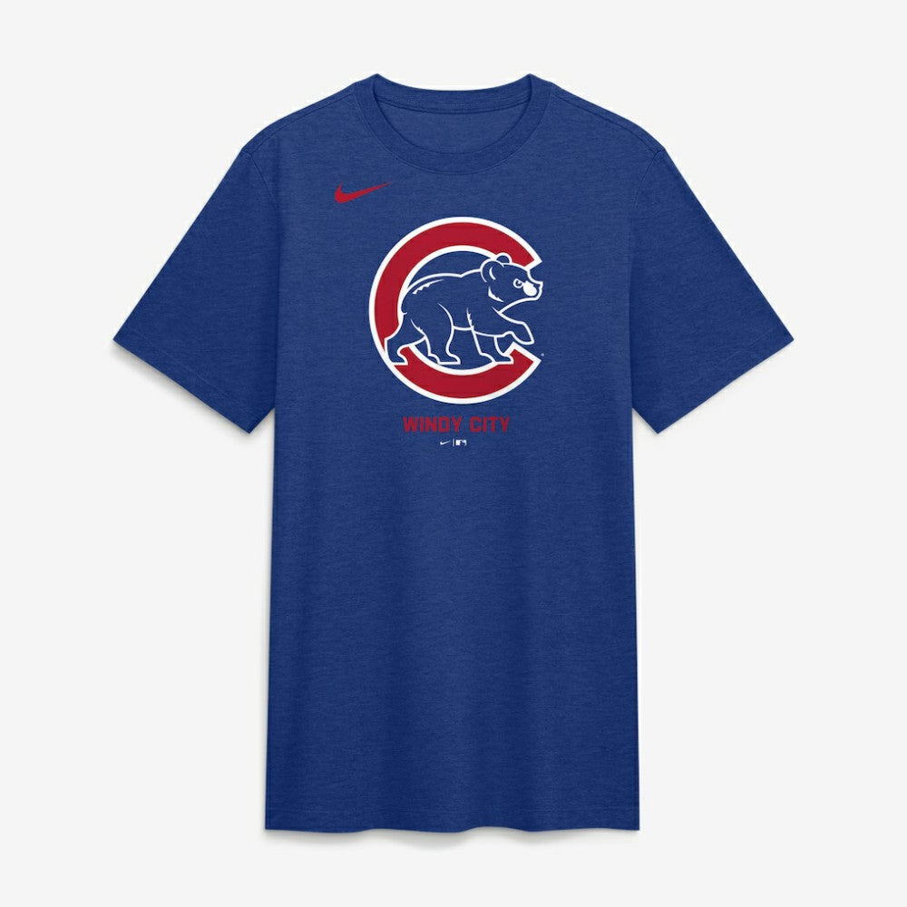Chicago Cubs Nike Tri-Blend Logo T-Shirt Online