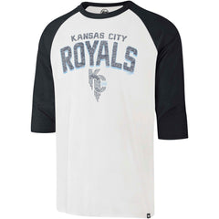 Kansas City Royals '47 City Connect Crescent Franklin Raglan 3/4-Sleeve T-Shirt Discount