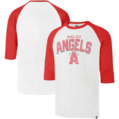 Los Angeles Angels '47 City Connect Crescent Franklin Raglan 3/4-Sleeve T-Shirt Sale