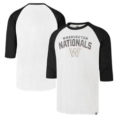 Washington Nationals '47 City Connect Crescent Franklin Raglan 3/4-Sleeve T-Shirt Online