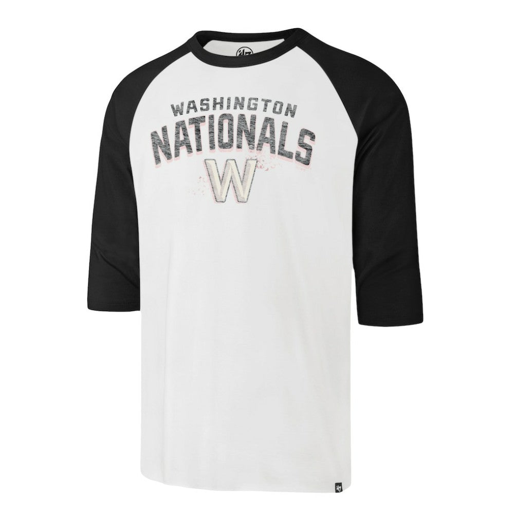 Washington Nationals '47 City Connect Crescent Franklin Raglan 3/4-Sleeve T-Shirt Online