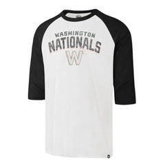 Washington Nationals '47 City Connect Crescent Franklin Raglan 3/4-Sleeve T-Shirt Online