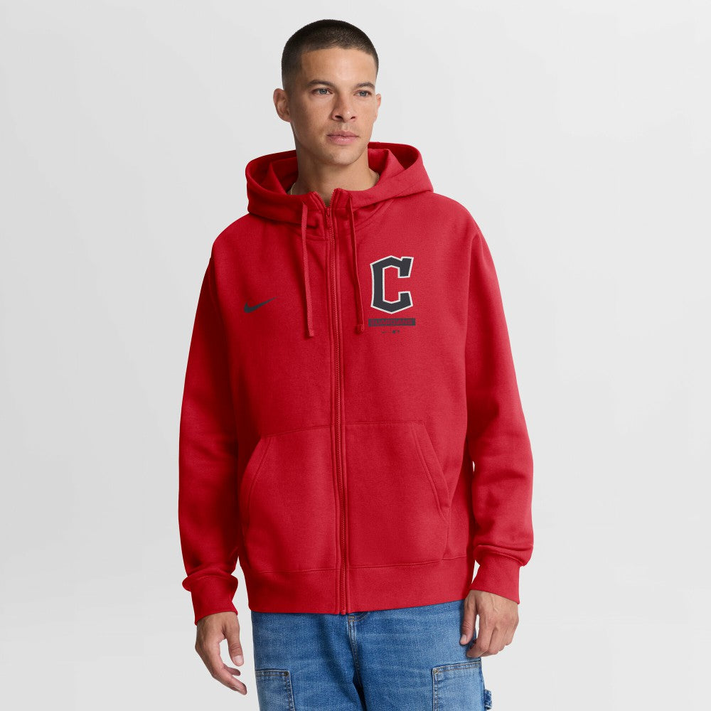 Cleveland Guardians Nike Primetime Lockup Full-Zip Hoodie Sale