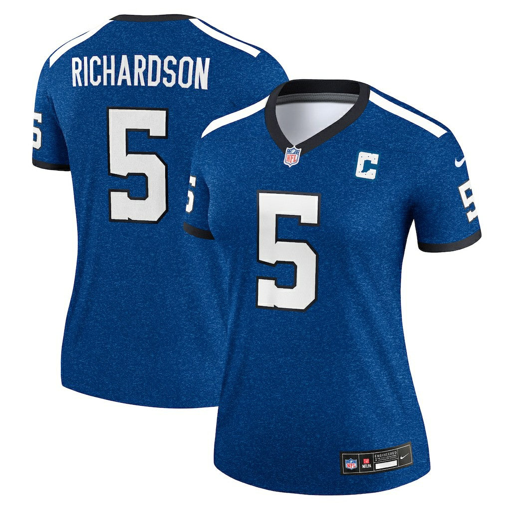 Anthony Richardson Indianapolis Colts Women's Alternate Legend Player Performance Top - Royal - Nike