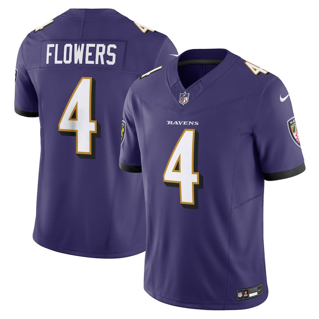 Zay Flowers Baltimore Ravens Vapor F.U.S.E. Limited Jersey - Purple - Nike