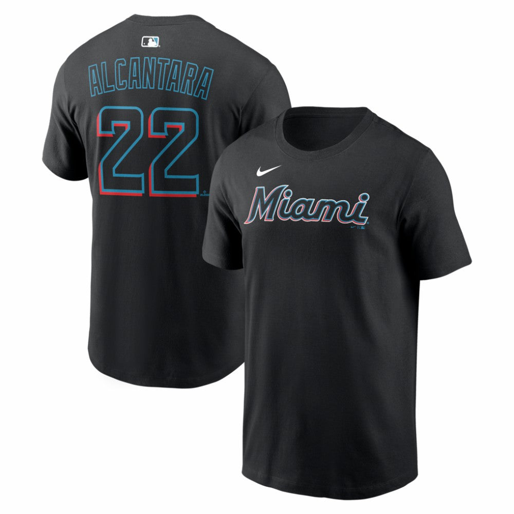 Sandy Alcantara Miami Marlins Nike Home Name & Number T-Shirt Outlet