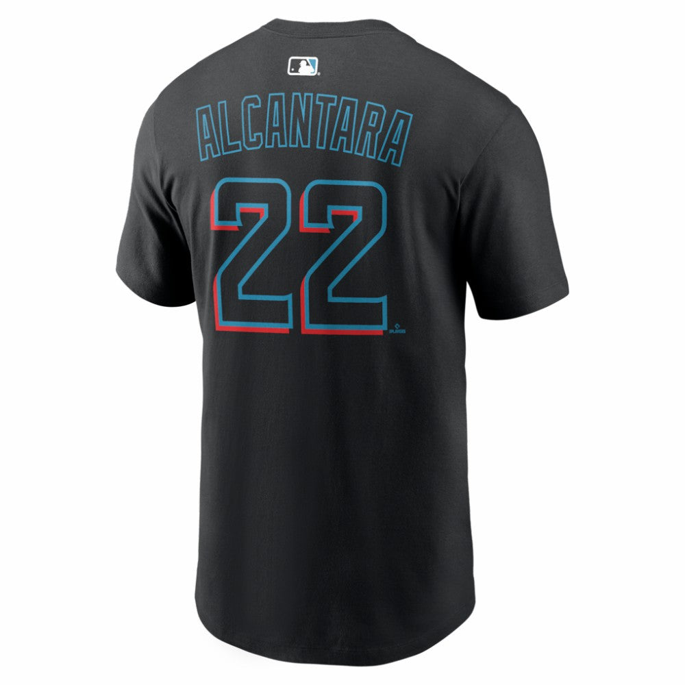 Sandy Alcantara Miami Marlins Nike Home Name & Number T-Shirt Outlet