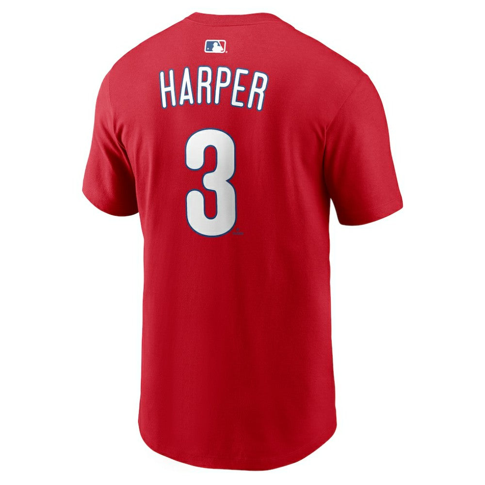 Bryce Harper Philadelphia Phillies Nike  Name & Number T-Shirt Near Me