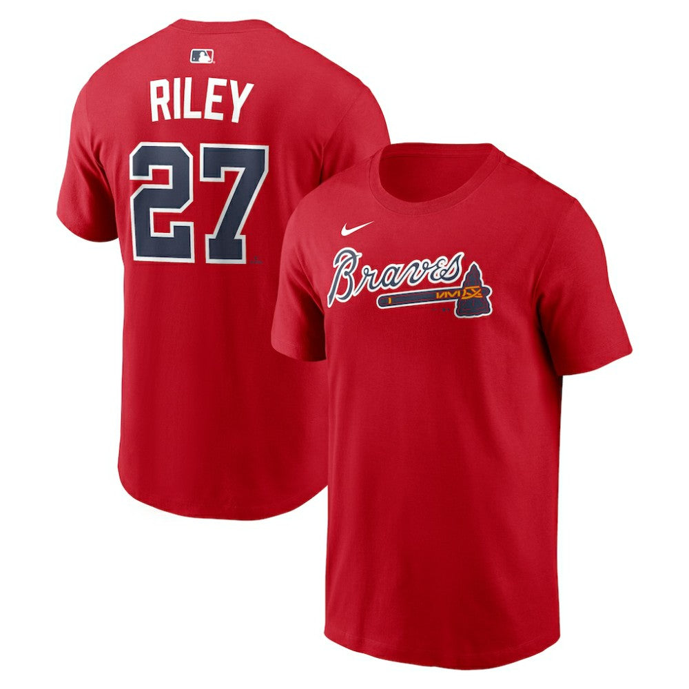 Austin Riley Atlanta Braves Nike Home Name & Number T-Shirt for sale