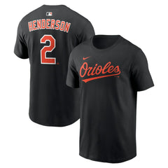 Gunnar Henderson Baltimore Orioles Nike Name & Number T-Shirt Discount