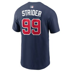 Spencer Strider Atlanta Braves Nike Name & Number T-Shirt for sale