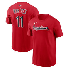 José Ramírez Cleveland Guardians Nike Name & Number T-Shirt for sale