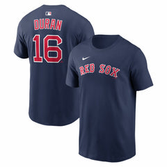 Jarren Duran Boston Red Sox Nike Home Name & Number T-Shirt for sale
