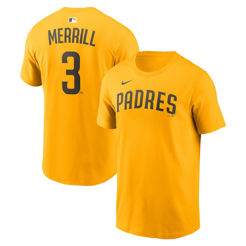 Jackson Merrill San Diego Padres Nike Name & Number T-Shirt Sale