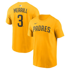 Jackson Merrill San Diego Padres Nike Name & Number T-Shirt Sale