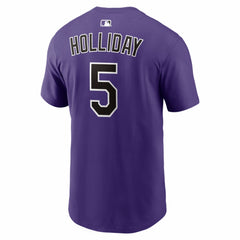Matt Holliday Colorado Rockies Nike Cooperstown Collection Name & Number T-Shirt Discount