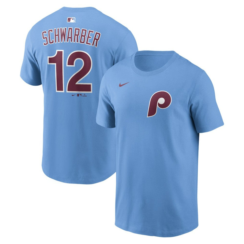 Kyle Schwarber Philadelphia Phillies Nike Name & Number T-Shirt Sale