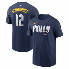 Kyle Schwarber Philadelphia Phillies Nike City Connect Name & Number T-Shirt for sale