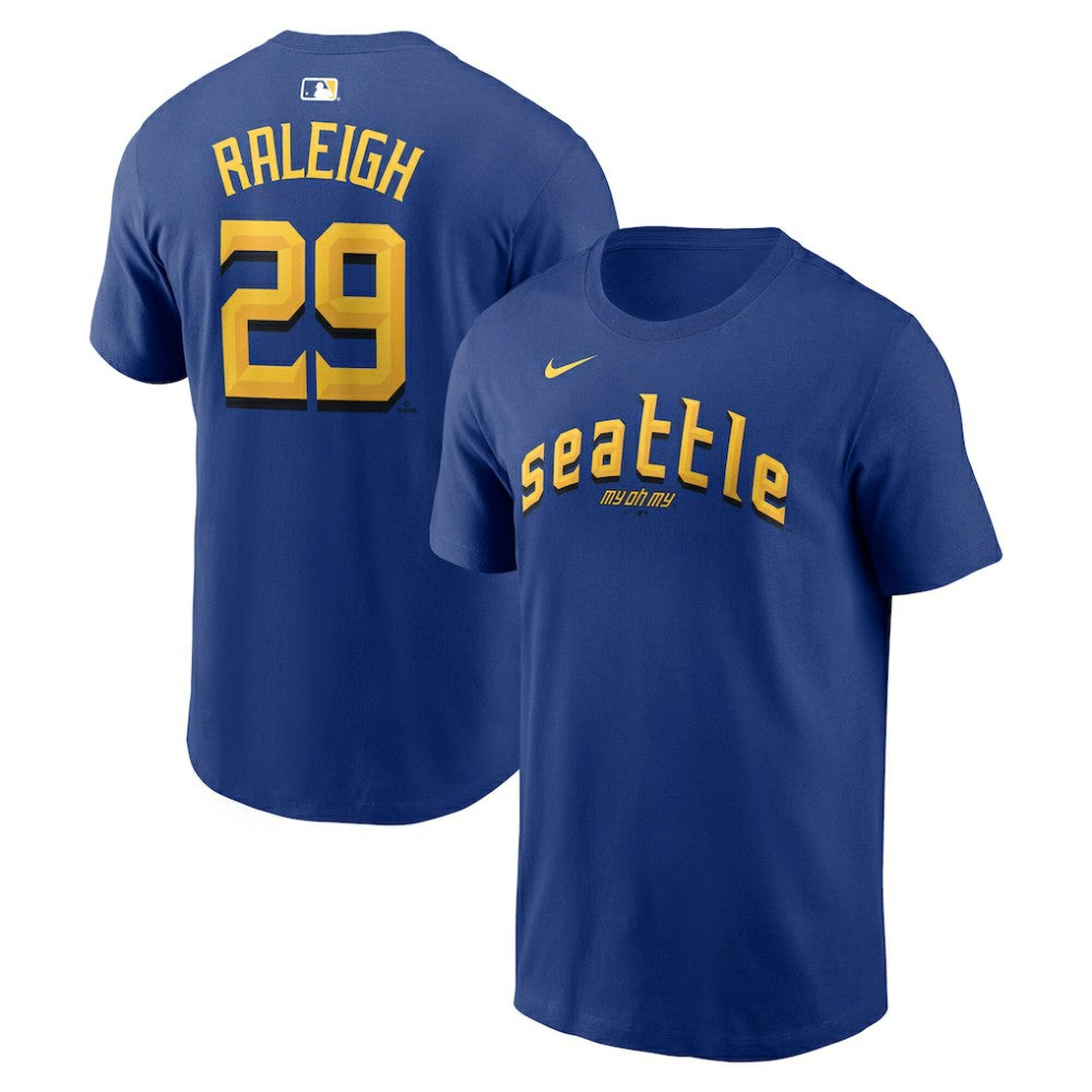 Cal Raleigh Seattle Mariners Nike City Connect Name & Number T-Shirt Online