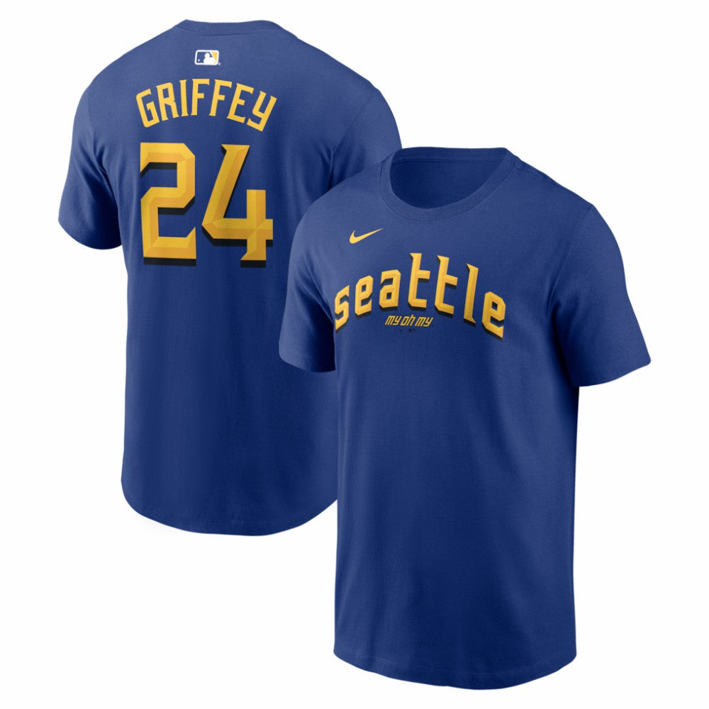 Ken Griffey Jr. Seattle Mariners Nike City Connect Name & Number T-Shirt Sale