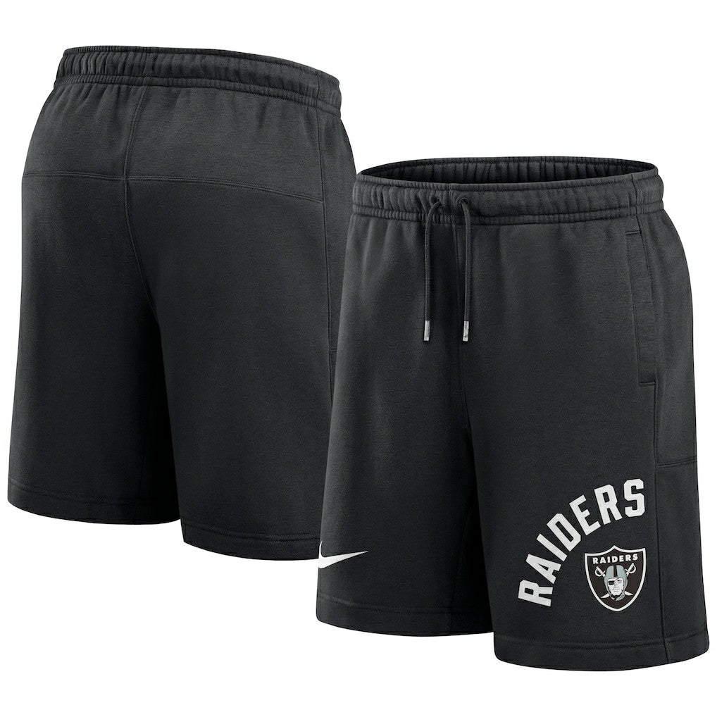 Las Vegas Raiders Arched Kicker Shorts - Black - Nike
