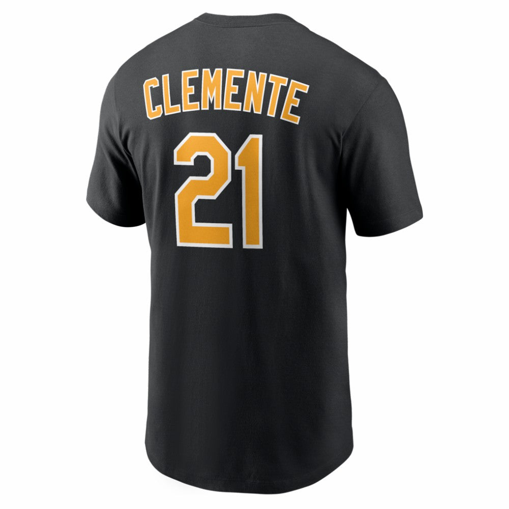 Roberto Clemente Pittsburgh Pirates Nike Cooperstown Collection Name & Number T-Shirt Online