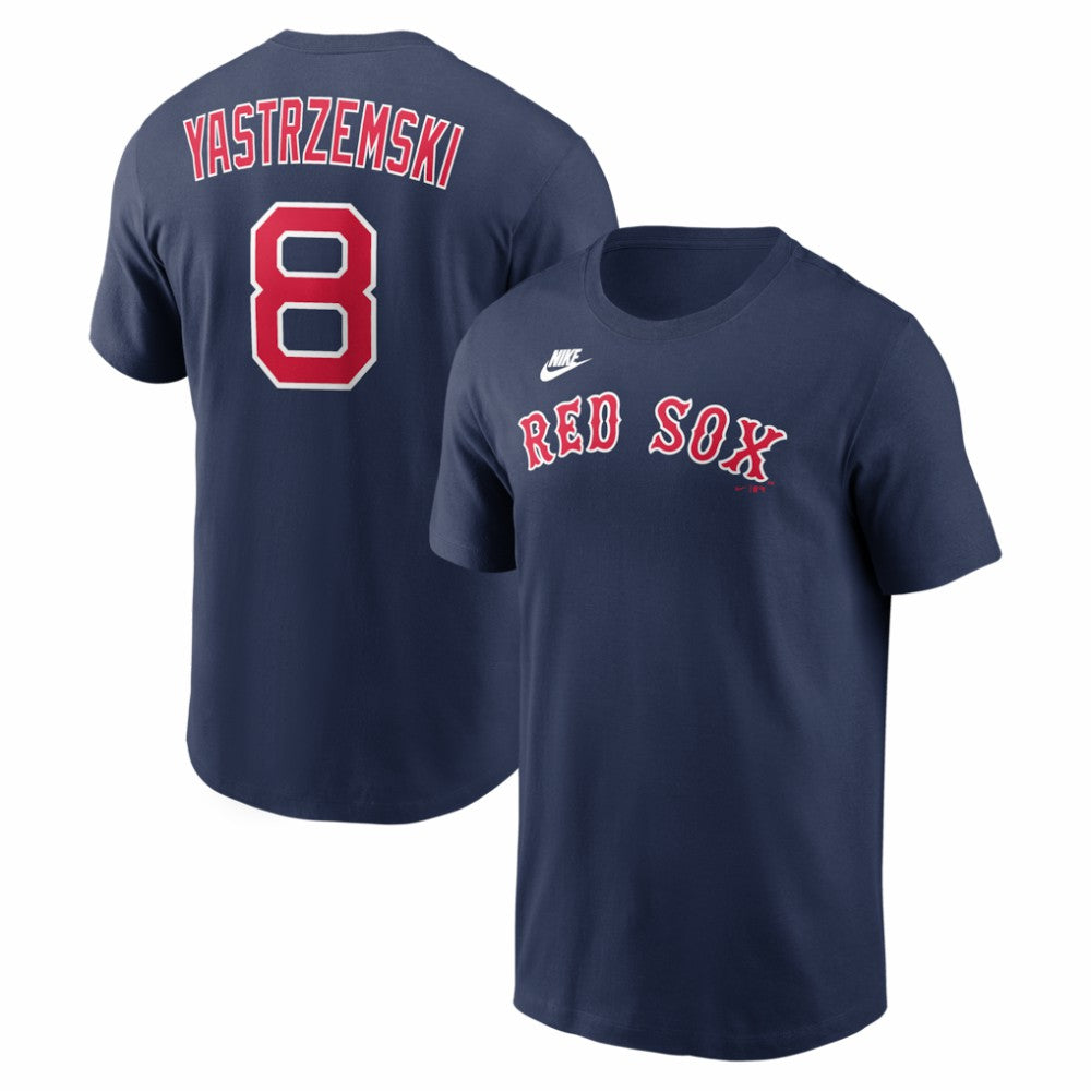 Carl Yastrzemski Boston Red Sox Nike Cooperstown Collection Name & Number T-Shirt for sale