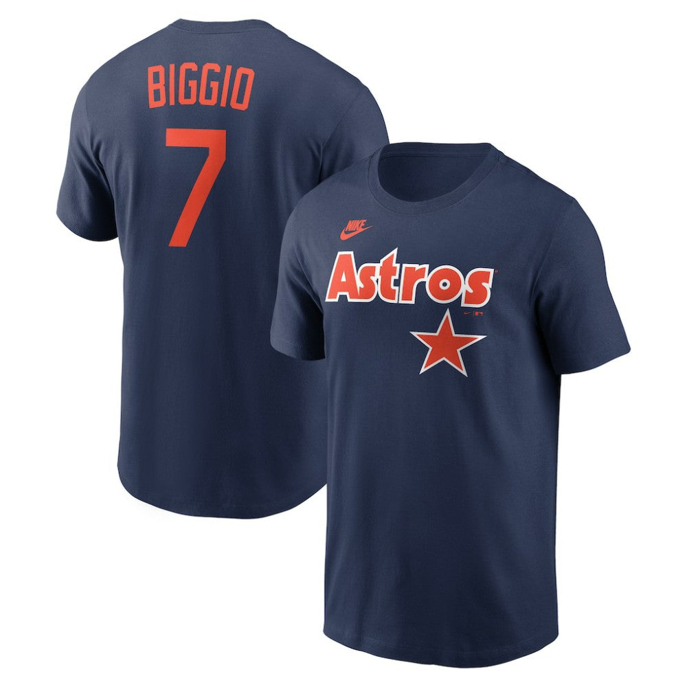 Craig Biggio Houston Astros Nike Cooperstown Collection Name & Number T-Shirt Near Me