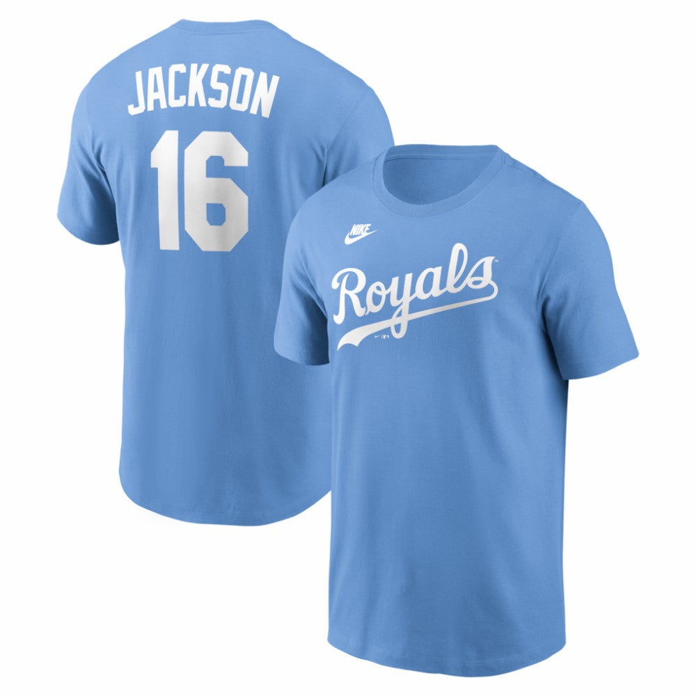 Bo Jackson Kansas City Royals Nike Cooperstown Collection Name & Number T-Shirt Near Me