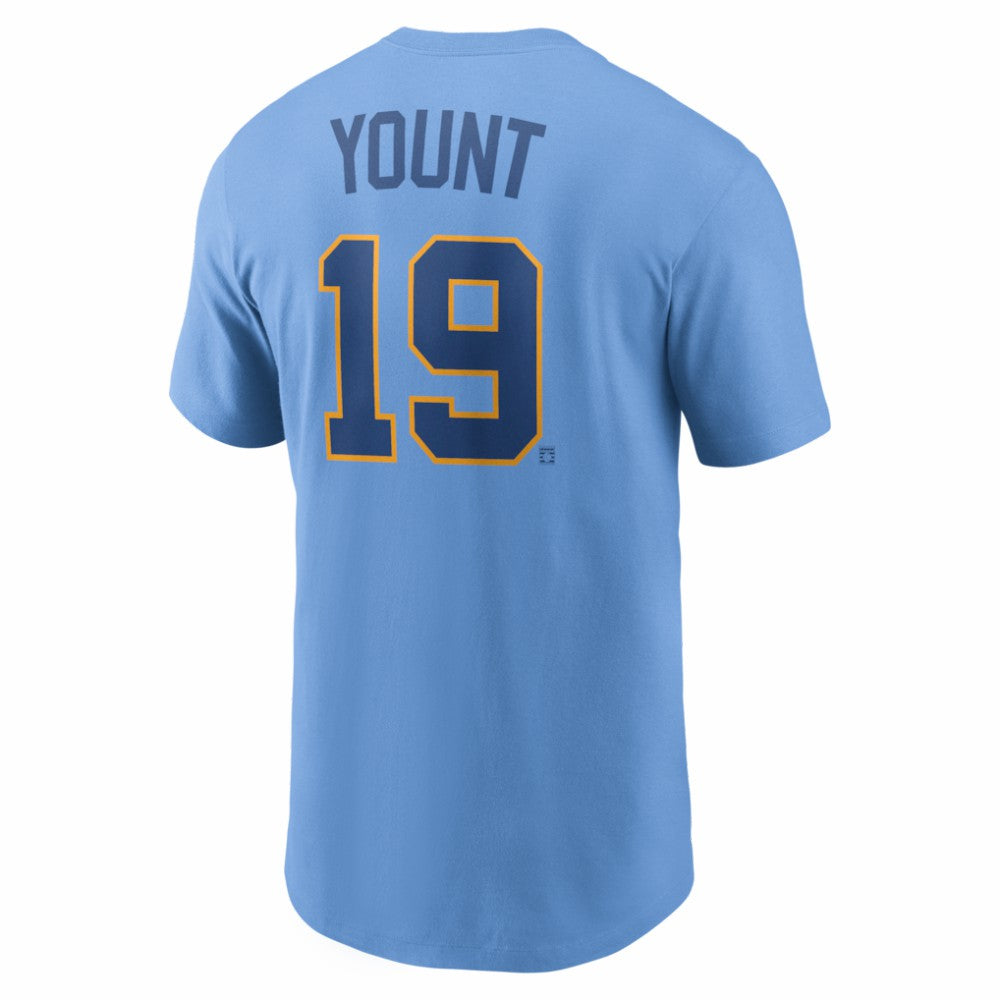 Robin Yount Milwaukee Brewers Nike Cooperstown Collection Name & Number T-Shirt Online