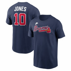 Chipper Jones Atlanta Braves Nike Cooperstown Collection Name & Number T-Shirt Sale