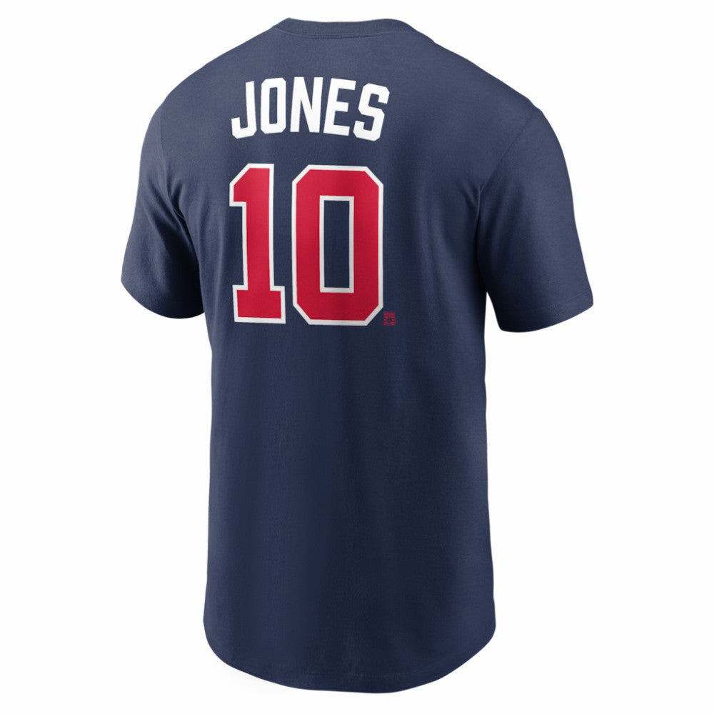 Chipper Jones Atlanta Braves Nike Cooperstown Collection Name & Number T-Shirt Sale