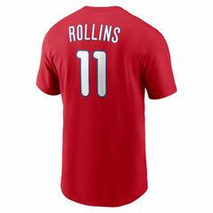 Jimmy Rollins Philadelphia Phillies Nike Cooperstown Collection Name & Number T-Shirt Online
