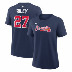 Austin Riley Atlanta Braves Nike Women's Name & Number T-Shirt Online