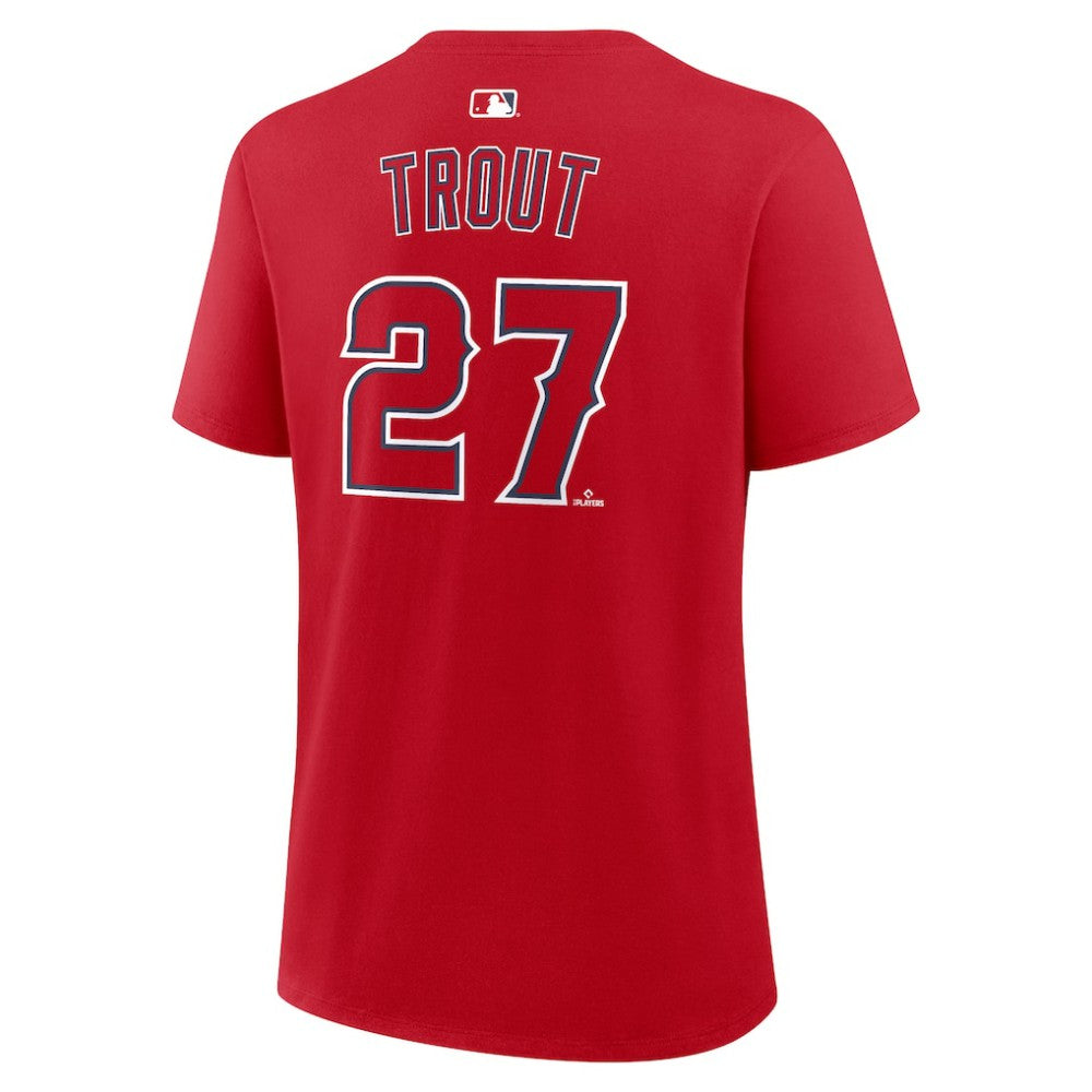 Mike Trout Los Angeles Angels Nike Women's Name & Number T-Shirt for sale