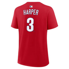 Bryce Harper Philadelphia Phillies Nike Women's Name & Number T-Shirt Near Me