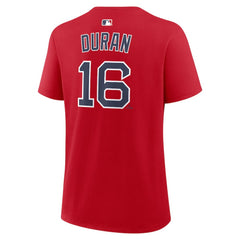 Jarren Duran Boston Red Sox Nike Women's Name & Number T-Shirt for sale