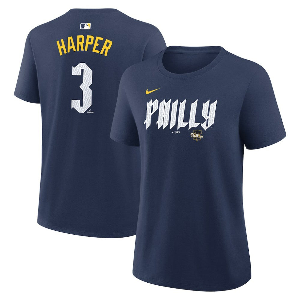 Bryce Harper Philadelphia Phillies Nike Women's City Connect Name & Number T-Shirt Online