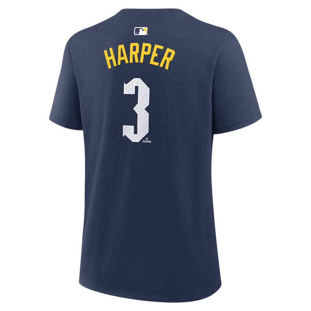 Bryce Harper Philadelphia Phillies Nike Women's City Connect Name & Number T-Shirt Online