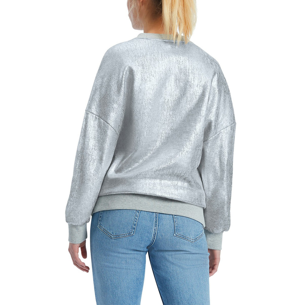 Los Angeles Lakers Tommy Jeans Women's Tracy Pullover Sweatshirt Silver