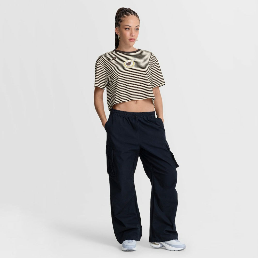 San Diego Padres Nike Women's Cooperstown Collection Striped Cropped T-Shirt Near Me