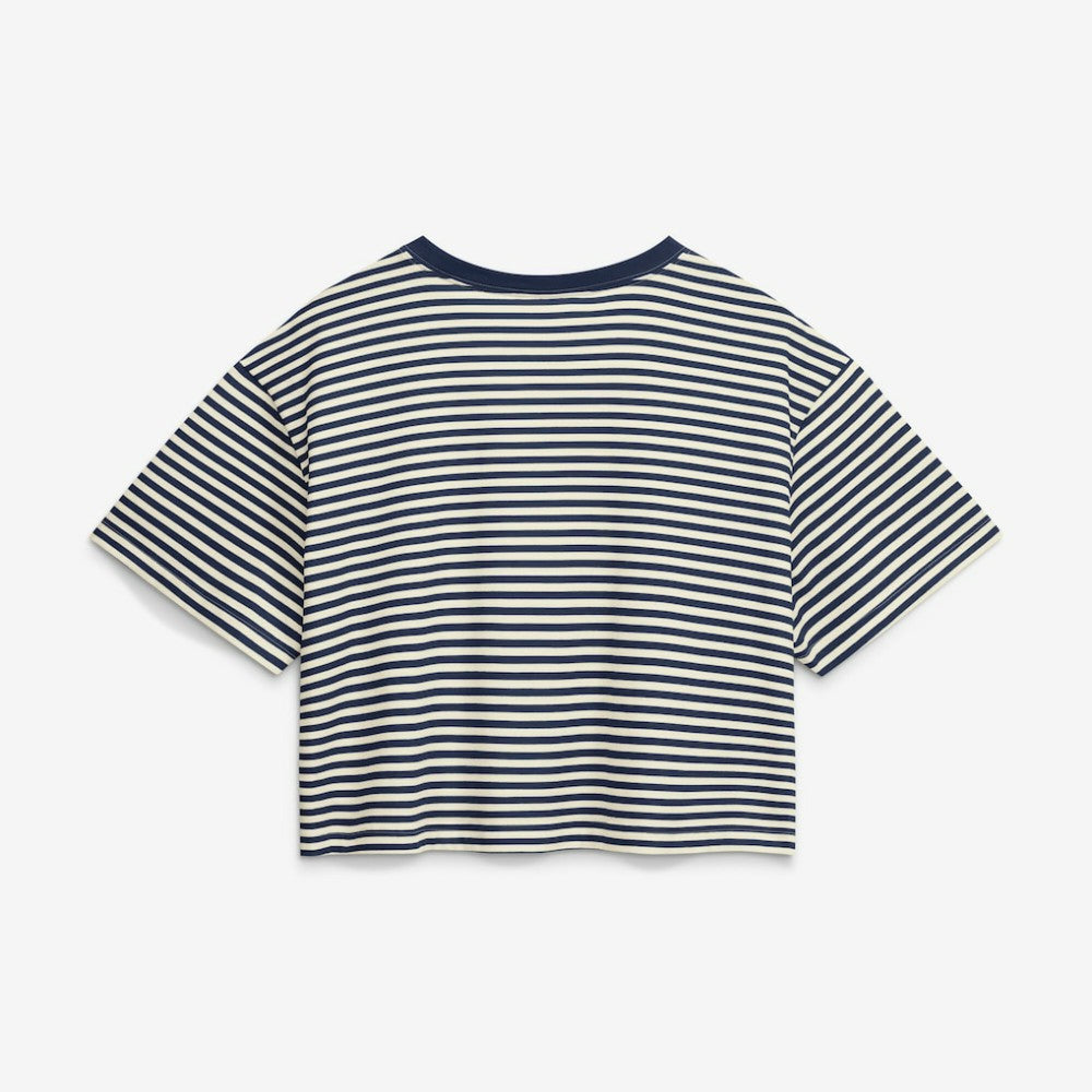 Houston Astros Nike Women's Cooperstown Collection Striped Cropped T-Shirt Sale