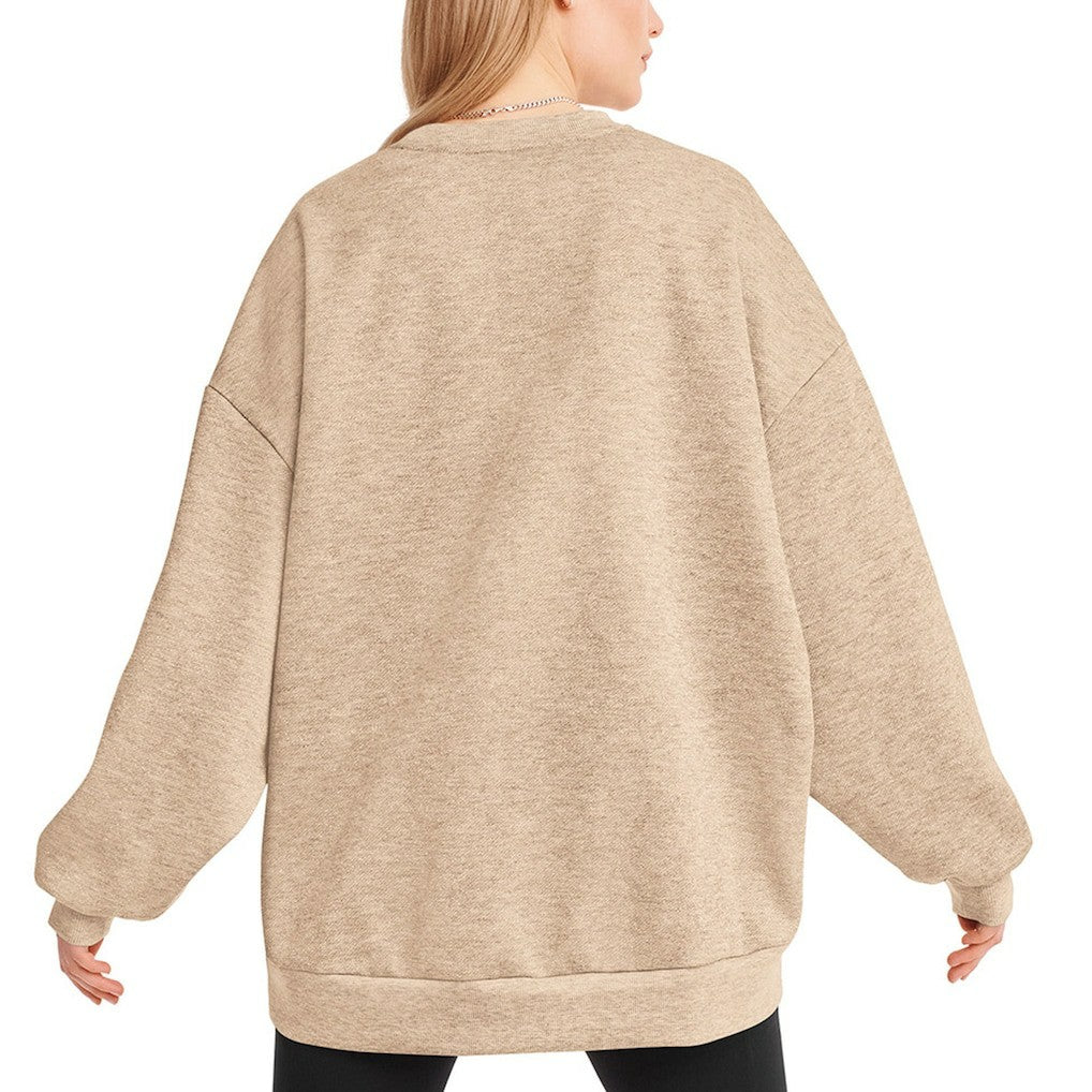 Chicago Bulls DKNY Sport Women's Daisy Tunic Oversized Pullover Sweatshirt Gold