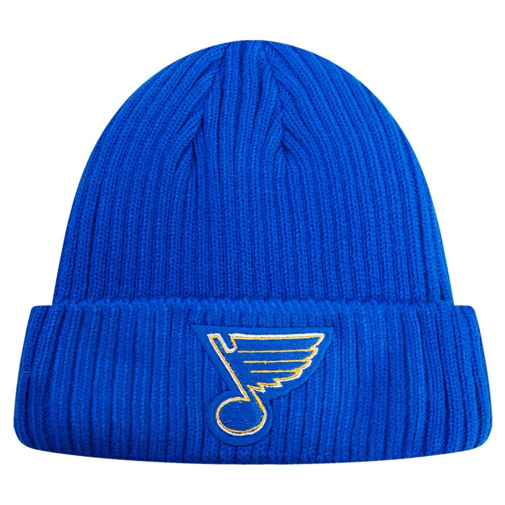 St. Louis Blues Pro Standard Classic Core Cuffed Knit Hat - Royal | NHL near me