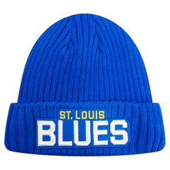 St. Louis Blues Pro Standard Classic Core Cuffed Knit Hat - Royal | NHL near me