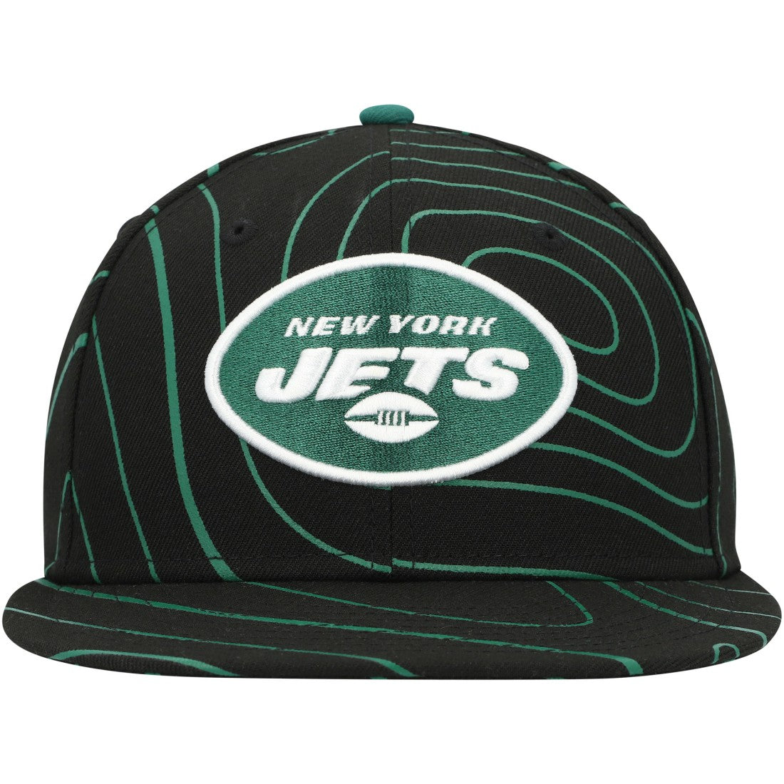 New York Jets New Era Geo 59FIFTY Fitted Hat - Black - NFL