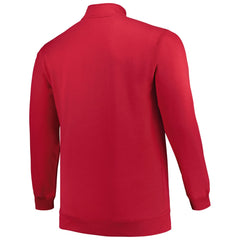 Tampa Bay Buccaneers Profile Big & Tall Fleece Quarter-Zip Jacket - Red - NFL