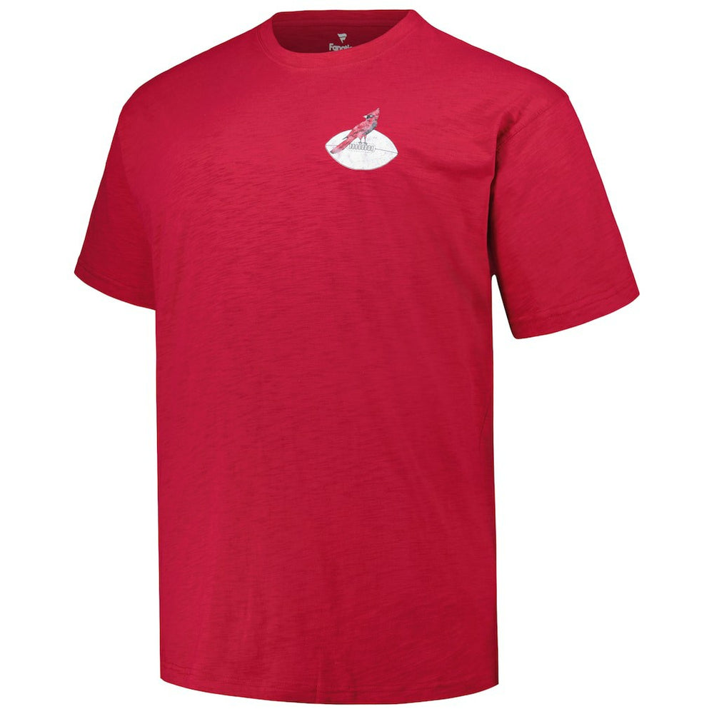 Arizona Cardinals Profile Big & Tall Two-Hit Throwback T-Shirt - Cardinal - NFL