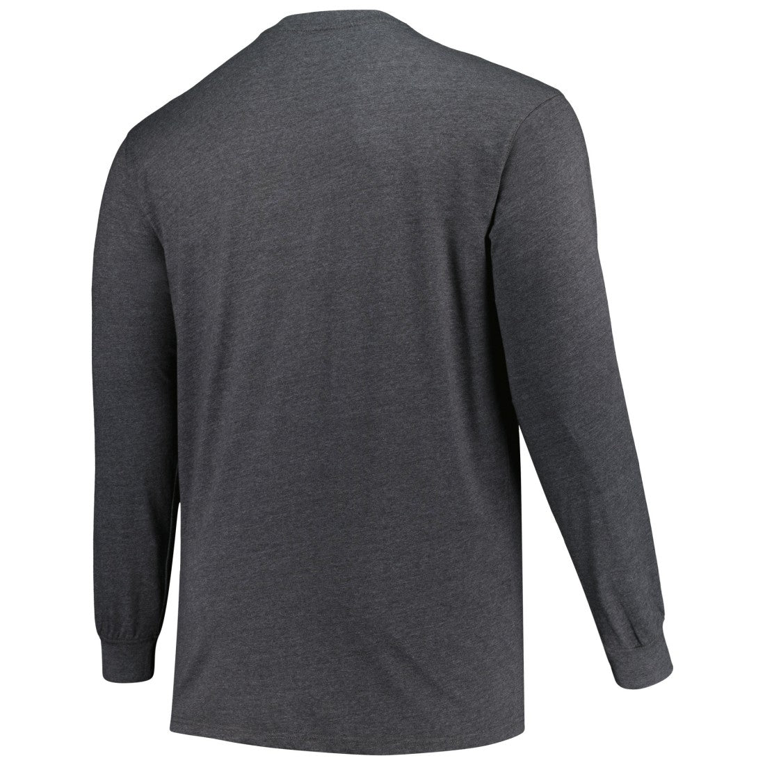 Tampa Bay Buccaneers Profile Big & Tall Throwback Long Sleeve T-Shirt - Heather Charcoal - NFL